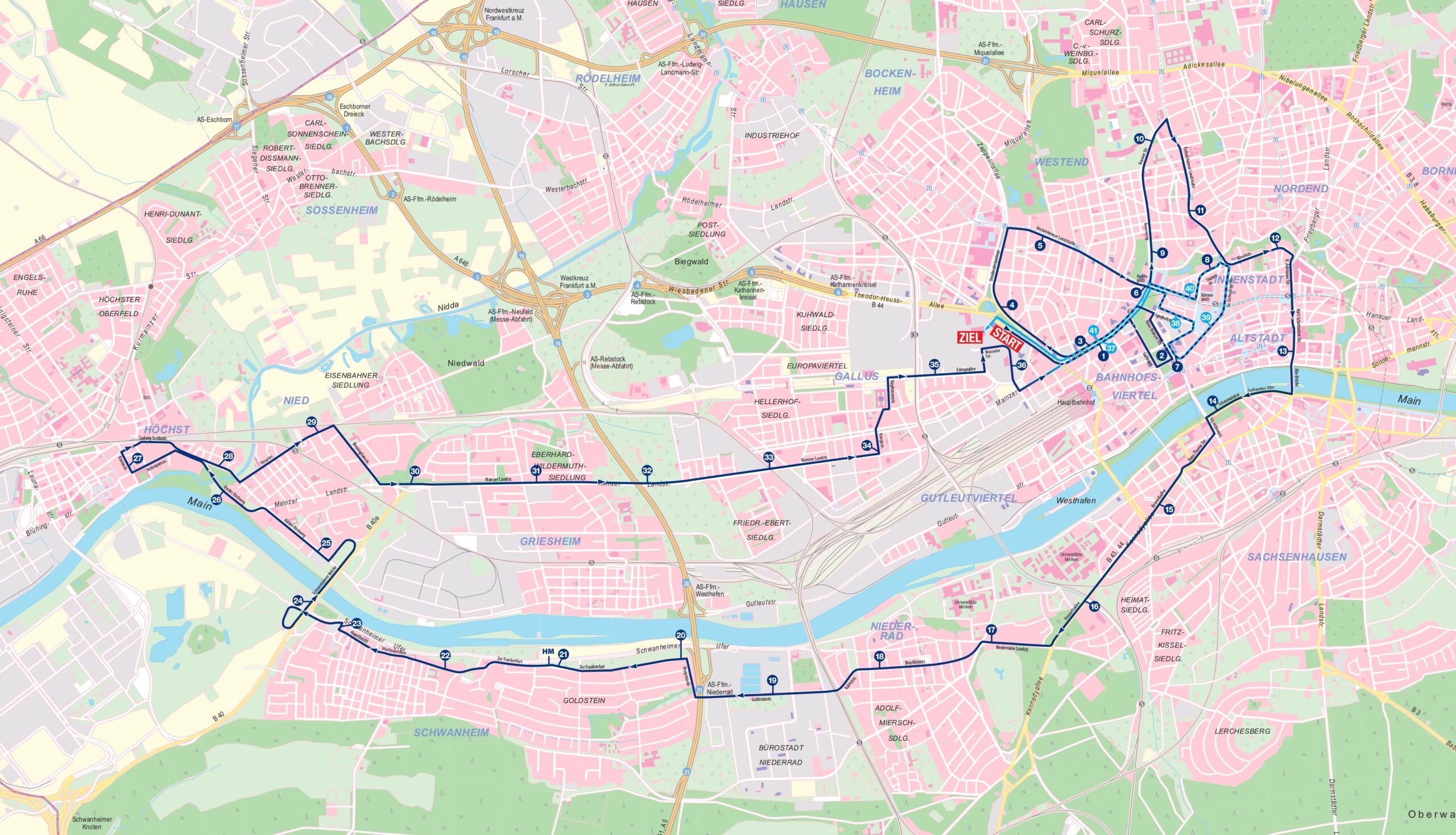 Франкфурт готується до марафону: маршрут та обмеження руху 