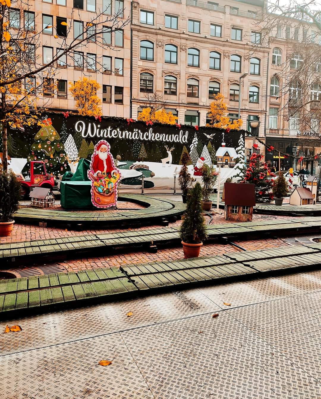 Різдвяний ярмарок на Roßmarkt у Франкфурті 